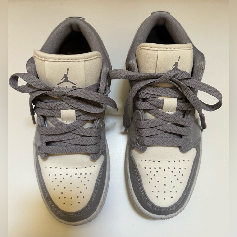 Women’s Air Jordan’s 1 low Gray and White